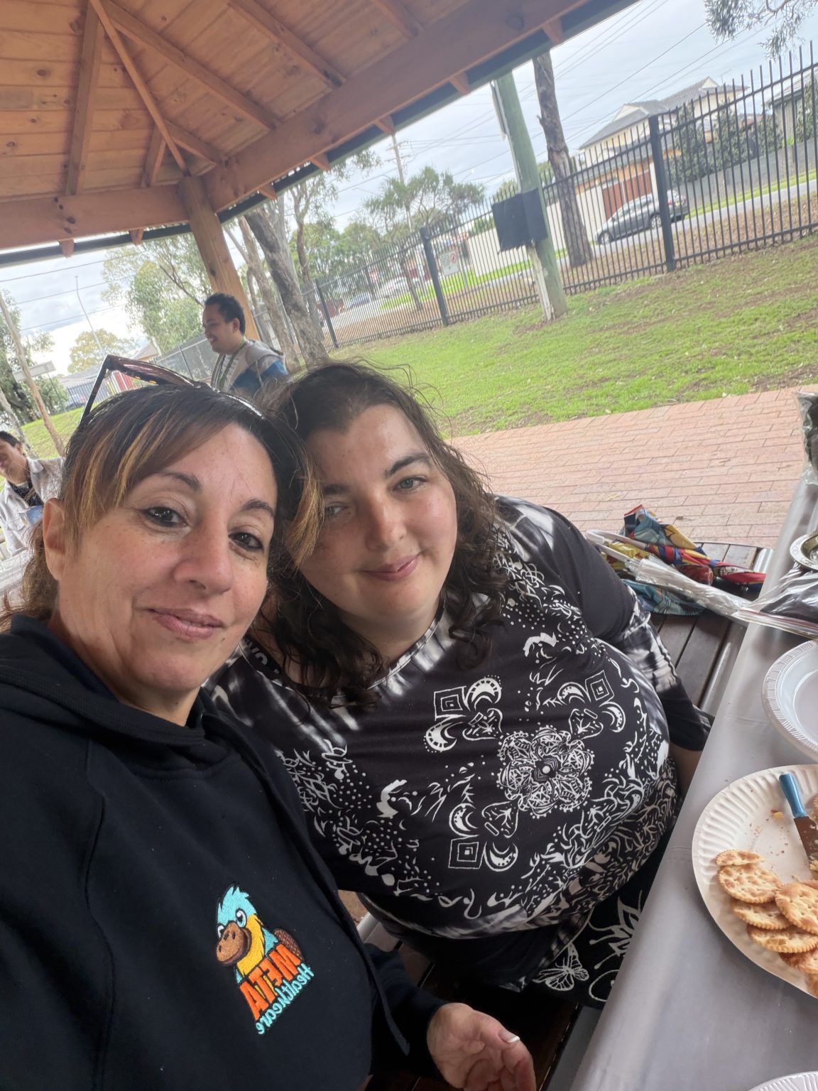 NDIS participants enjoying an outdoor day program activity